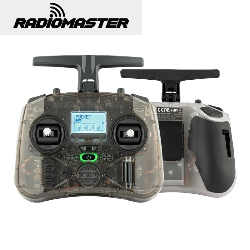 Radiomaster Pocket Elrs M2 - Transmissor Radiomaster Pocket Hall Gimbal M2