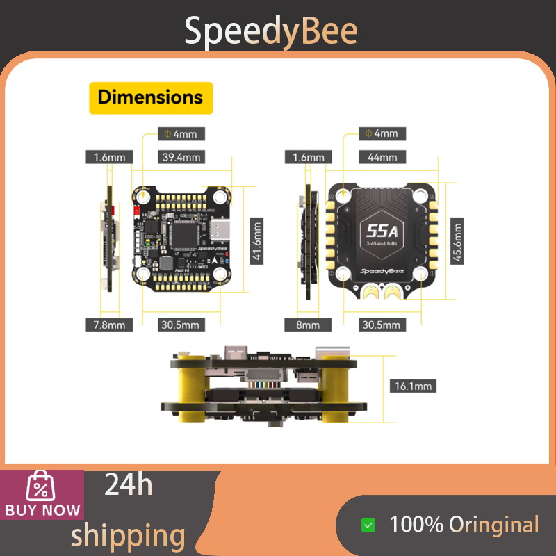 Speedybee F405 V4 Bls 55A Stack - SpeedyBee F405 V4 BLS 55A 30x30