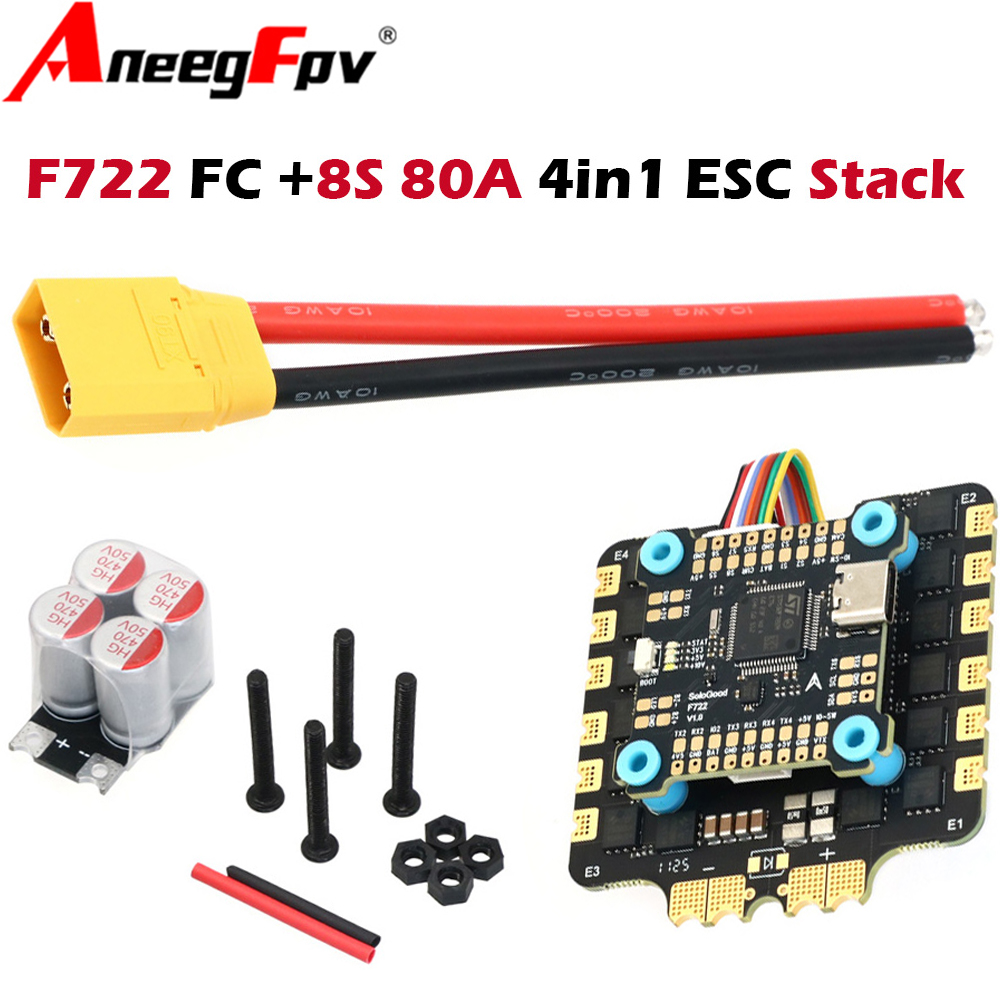 Sologood f722 f7 6s controlado - Speedybee F405 V4 Bls 55A Stack avaliação e preço