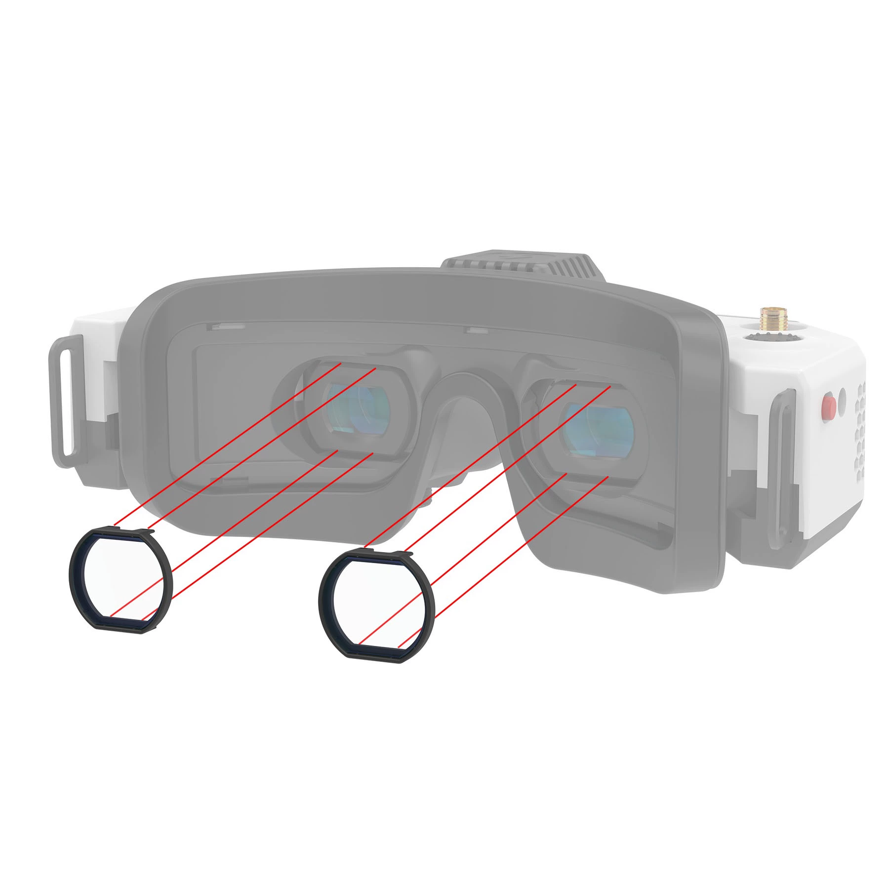 Óculos HDZero Goggles 2 FPV HD - Hdzero Goggles Fpv Digital Hd avaliação e preço