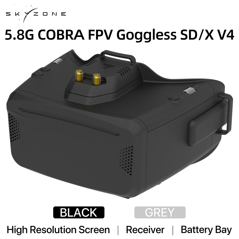 SKYZONE Cobra SD X V4 FPV Ócul - Skyzone Cobra X V2 Fpv Goggles avaliação e preço